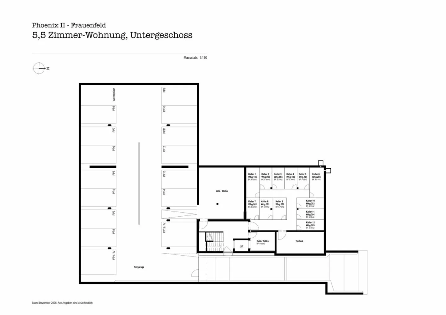 Underground parking space in Frauenfeld - Photo 3 of 3