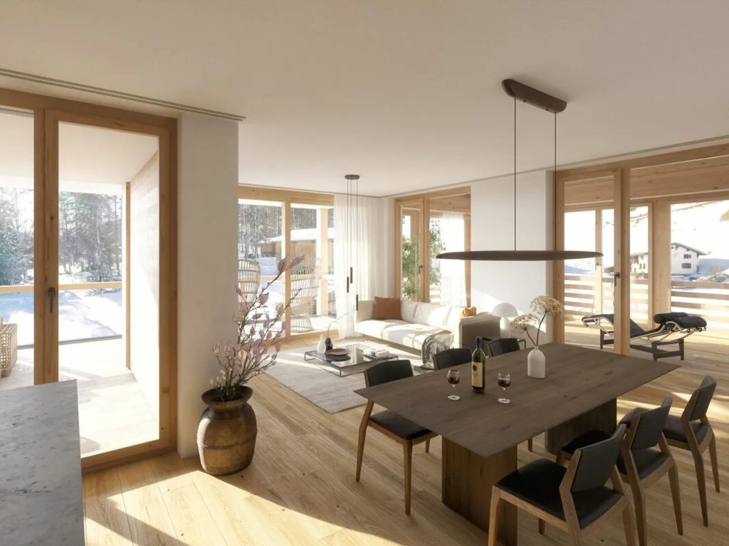 Modernes Apartment in Davos - Foto 2 von 7