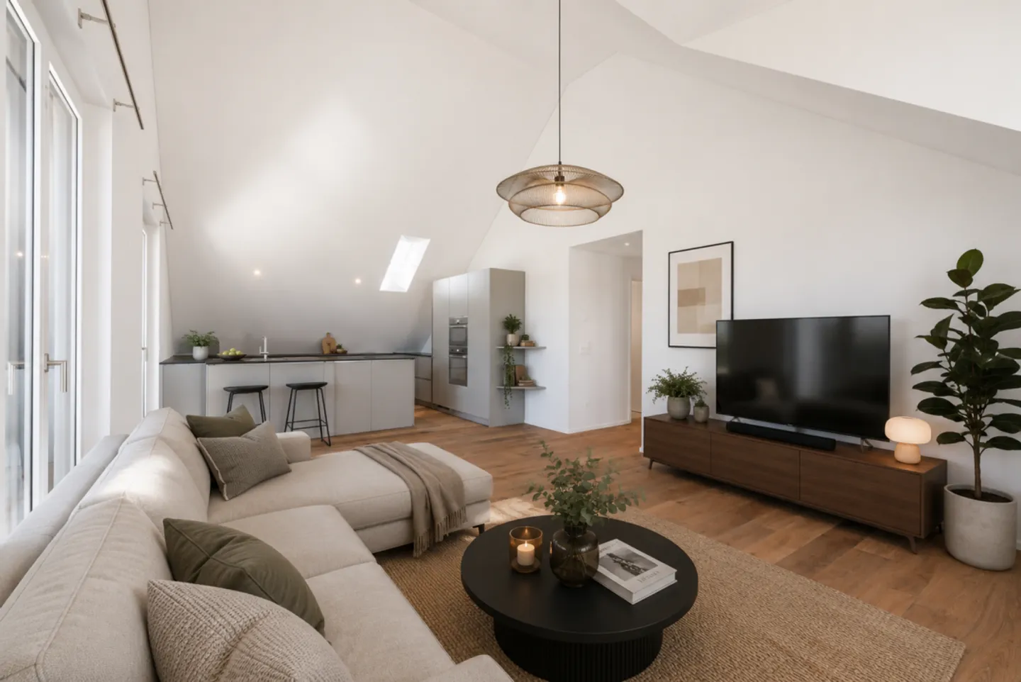 NEW BUILDING: 4.5-room attic apartment with green views - Photo 1 of 11