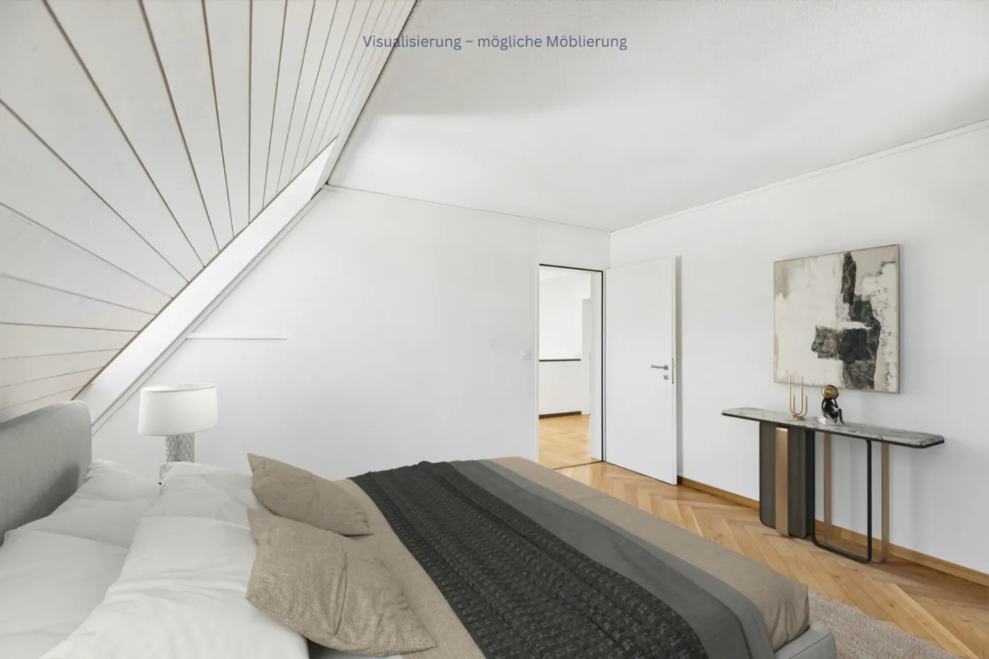 Spacious 5.5-room maisonette apartment with charm, hobby room & potential - Photo 10 of 13