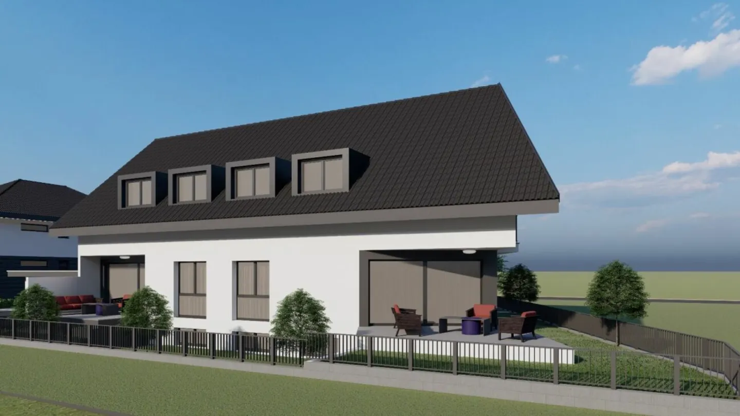 Modernes 6.5 Zimmer Neubau Doppeleinfamilienhaus in familienfreundlicher Lage - Photo 2 of 6