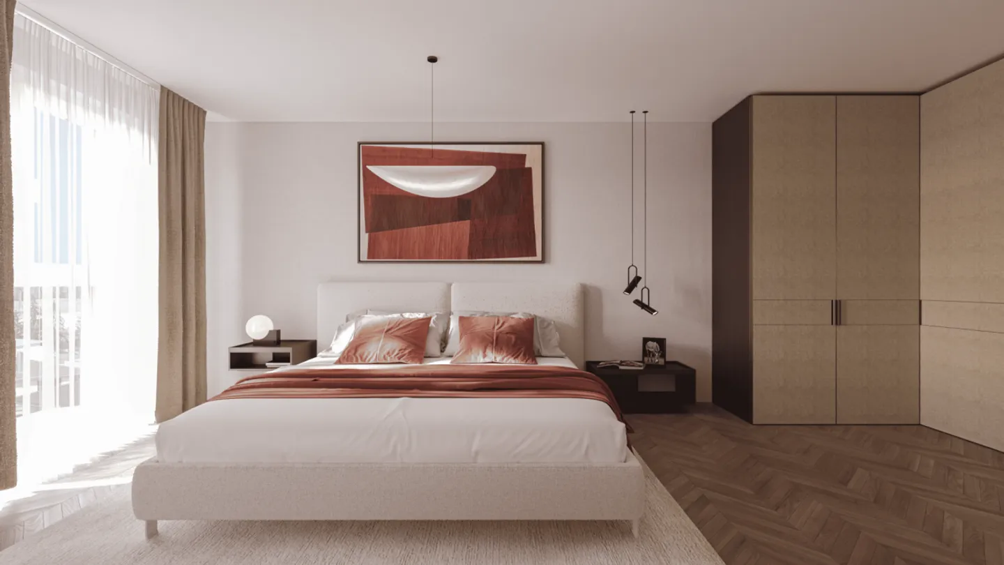 Nuova costruzione: Appartamento moderno di 4,5 stanze con balcone/terrazza - posizione tranquilla vicino al Lago di Costanza - Foto 8 di 12