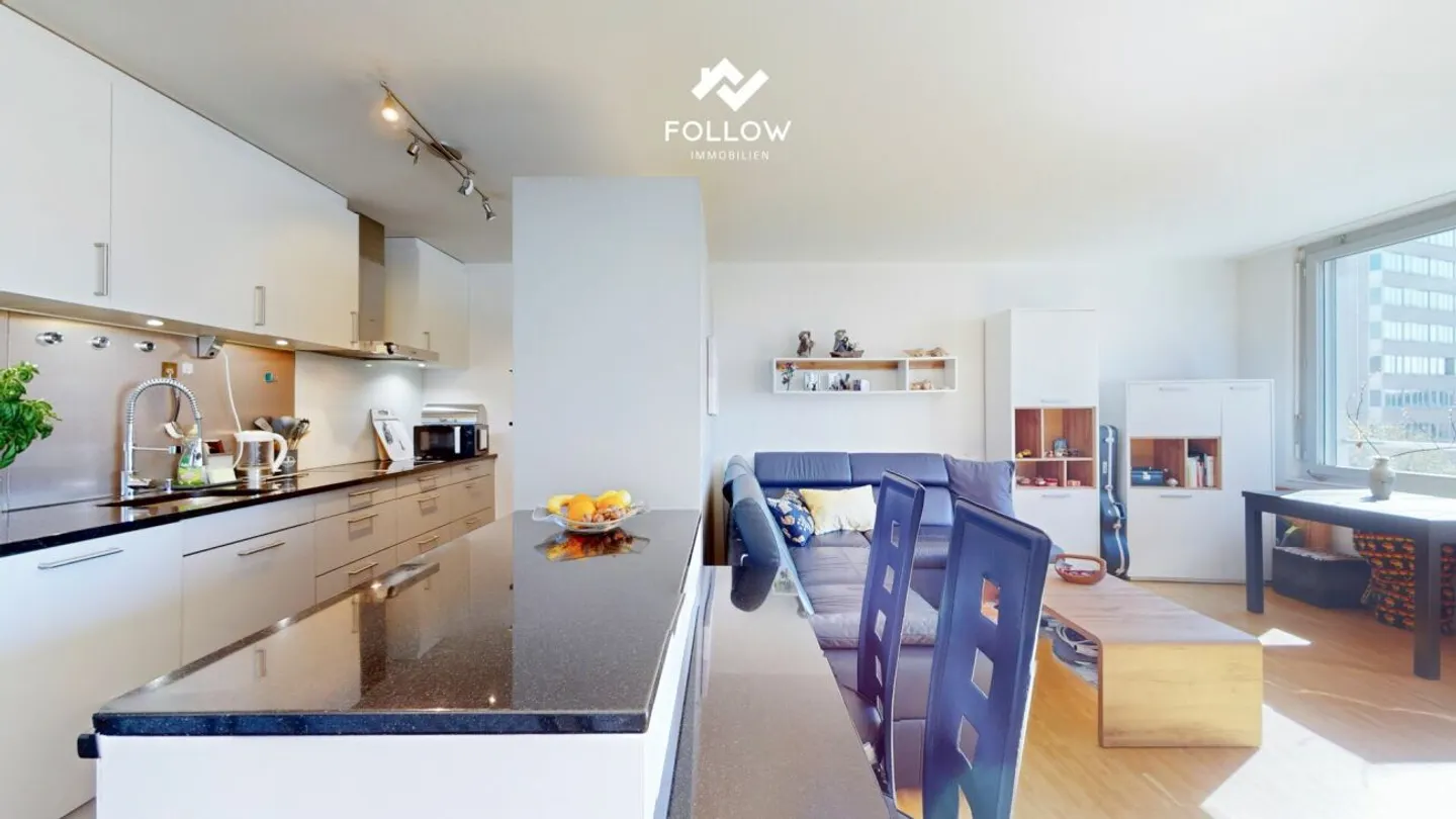 Your new home: Bright 3.5-room apartment with large hobby room - Photo 5 of 13