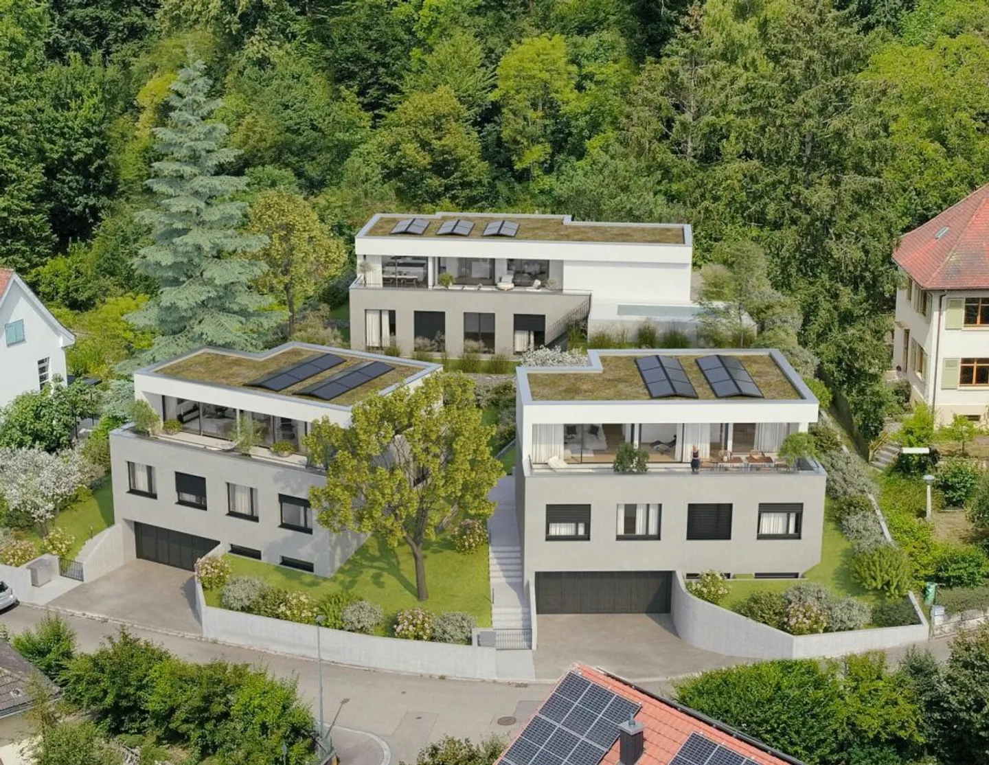 Nuova costruzione di una casa unifamiliare indipendente di 6,5 stanze in una zona residenziale ambita - Foto 3 di 12