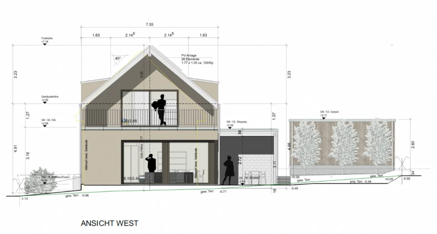 Building land 1,005 m² with approved 6.5-room single-family house - Photo 4 of 6