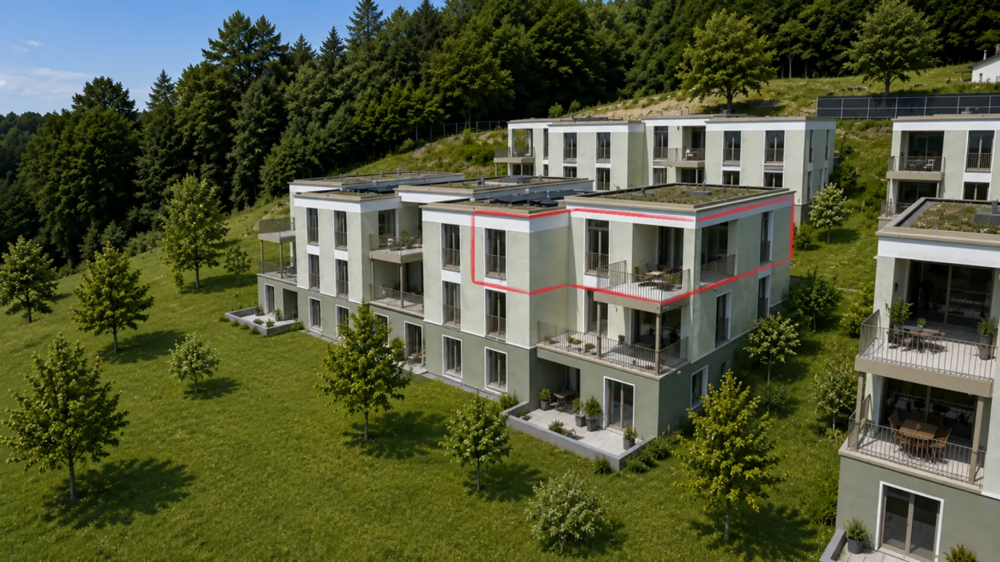 Luxuriöse Attikawohnung mit Seesicht - Foto 5 von 13