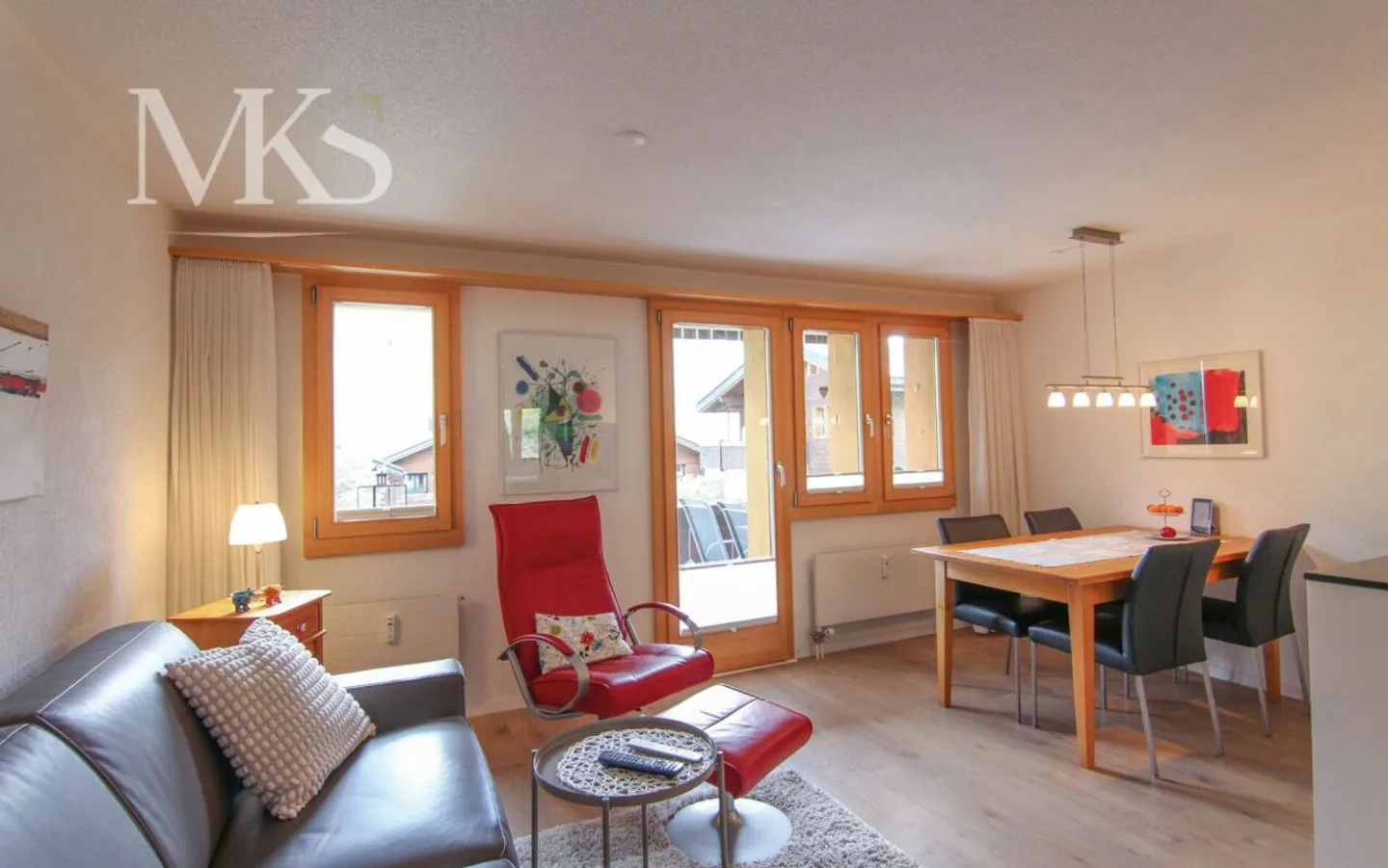 Sunny 2.5 Room Apartment in Goms with Wonderful View - Photo 3 of 13