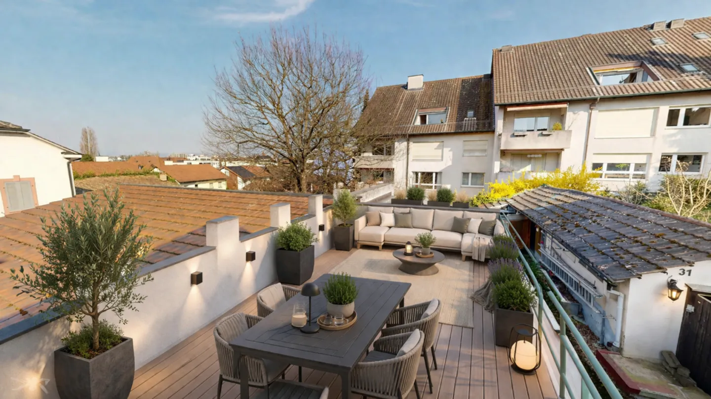 Charming Lover's Object with Atelier, Workshop & Expansion Potential in Allschwil - Photo 10 of 13