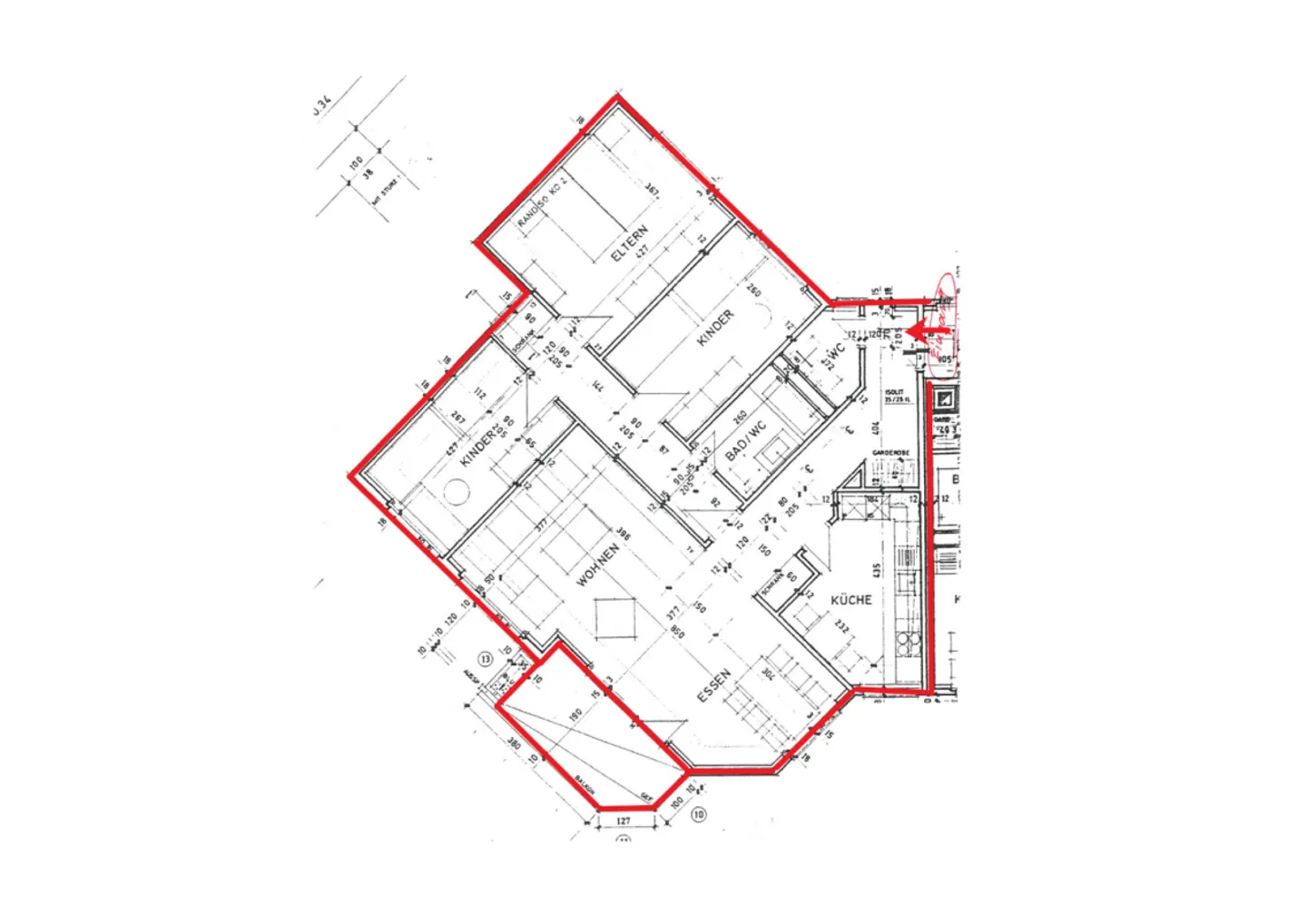 Grosszügige 4.5-Zimmer-Wohnung mit Balkon - Foto 11 von 12