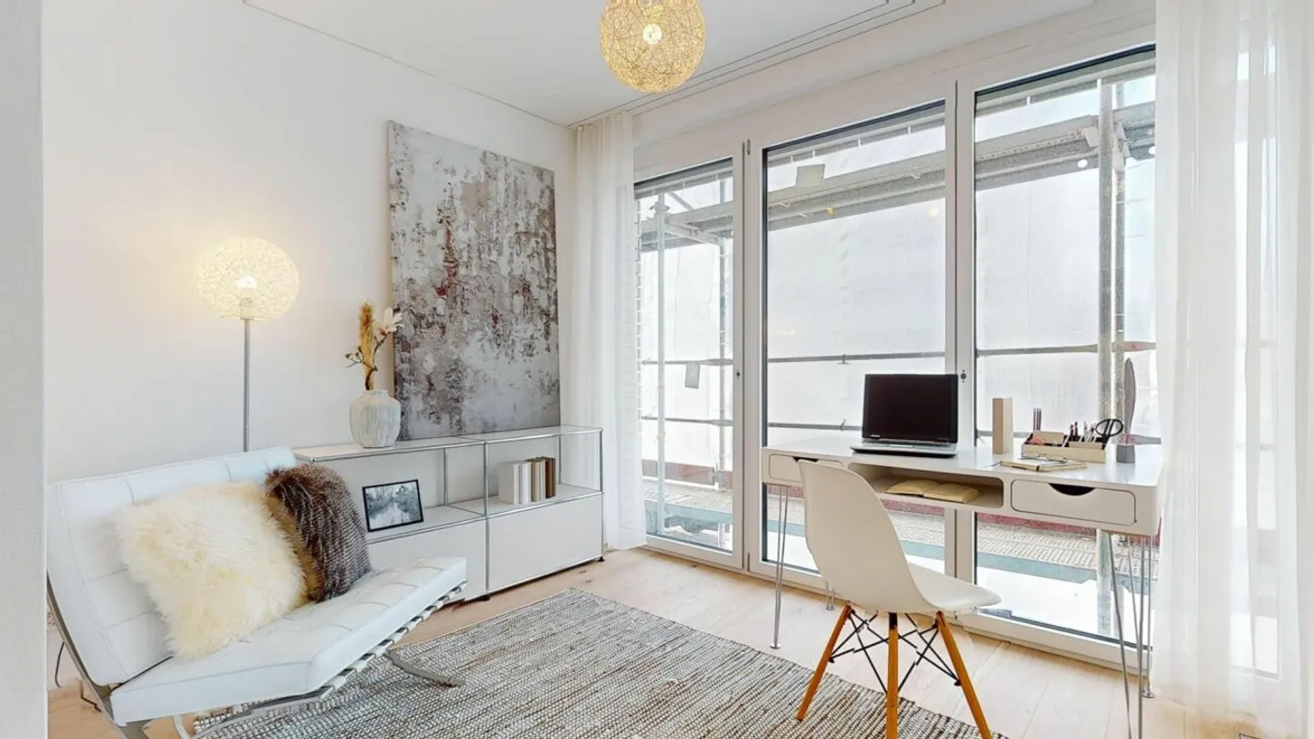 2,5 Zimmer Neubauwohnung  mit Aussicht im 3. OG, 70 m2 - Photo 7 sur 8