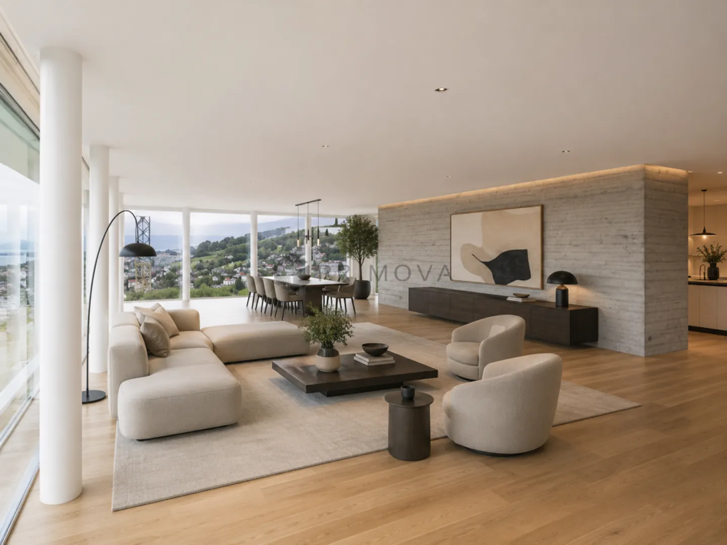 Appartement penthouse exclusif avec vue panoramique sur le lac de Constance - Photo 5 sur 13