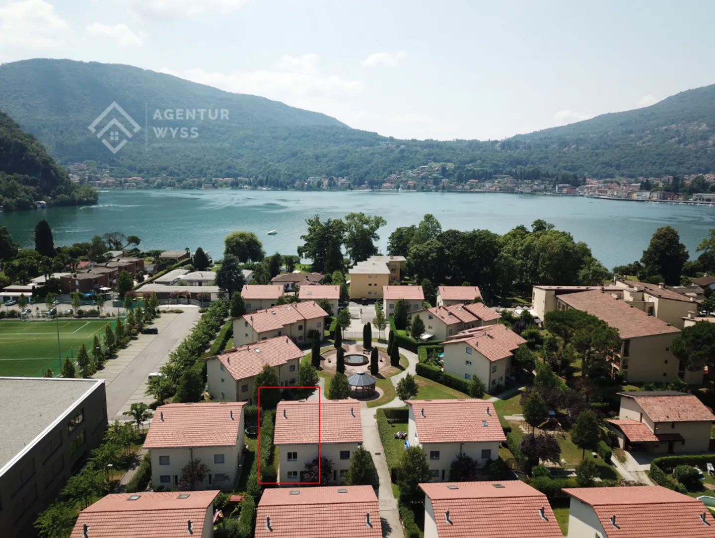 5.5 Room Semi-Detached House in Caslano for Rent - Photo 2 of 13