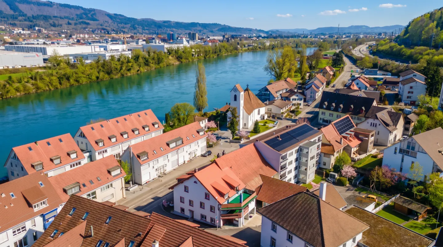 4.5 Zimmer Maisonette mit 2 Terrassen und Galerie beim Rheinufer - Foto 1 di 6