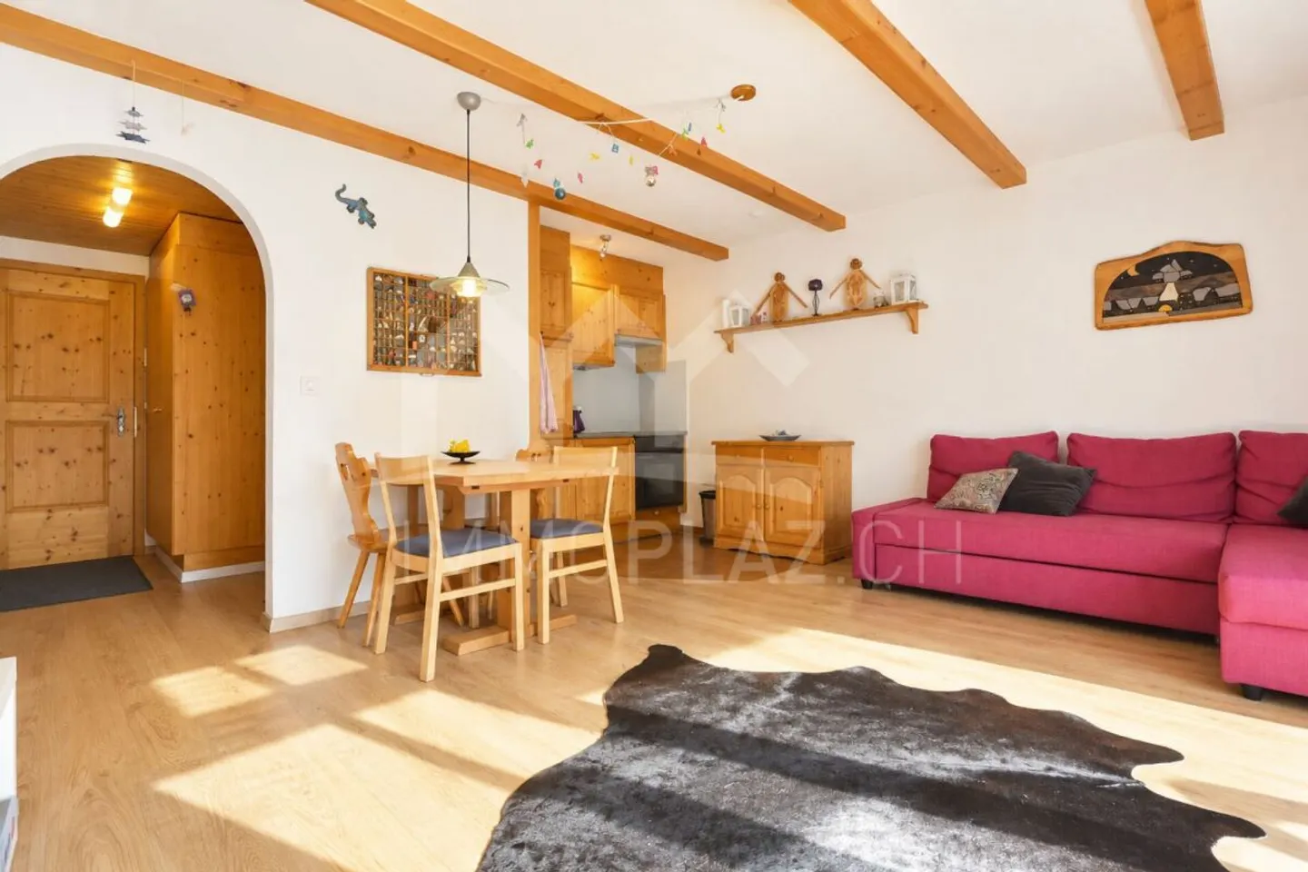 Appartement de vacances spacieux de 1½ pièce ensoleillé au sud - Photo 4 sur 5