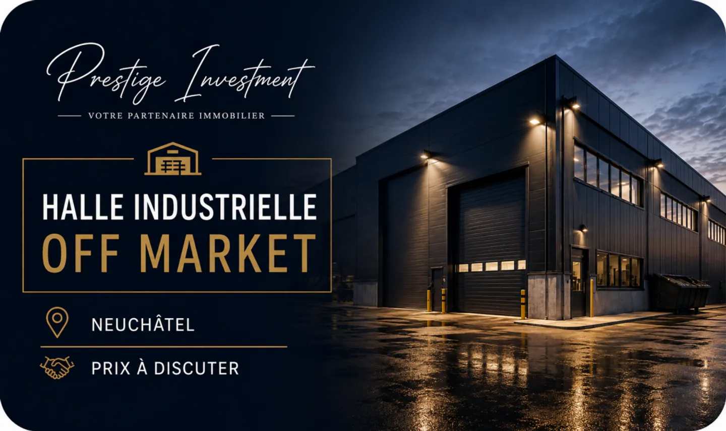 Halle Industriale OFF MARKET Neuchâtel - Foto 1 di 1