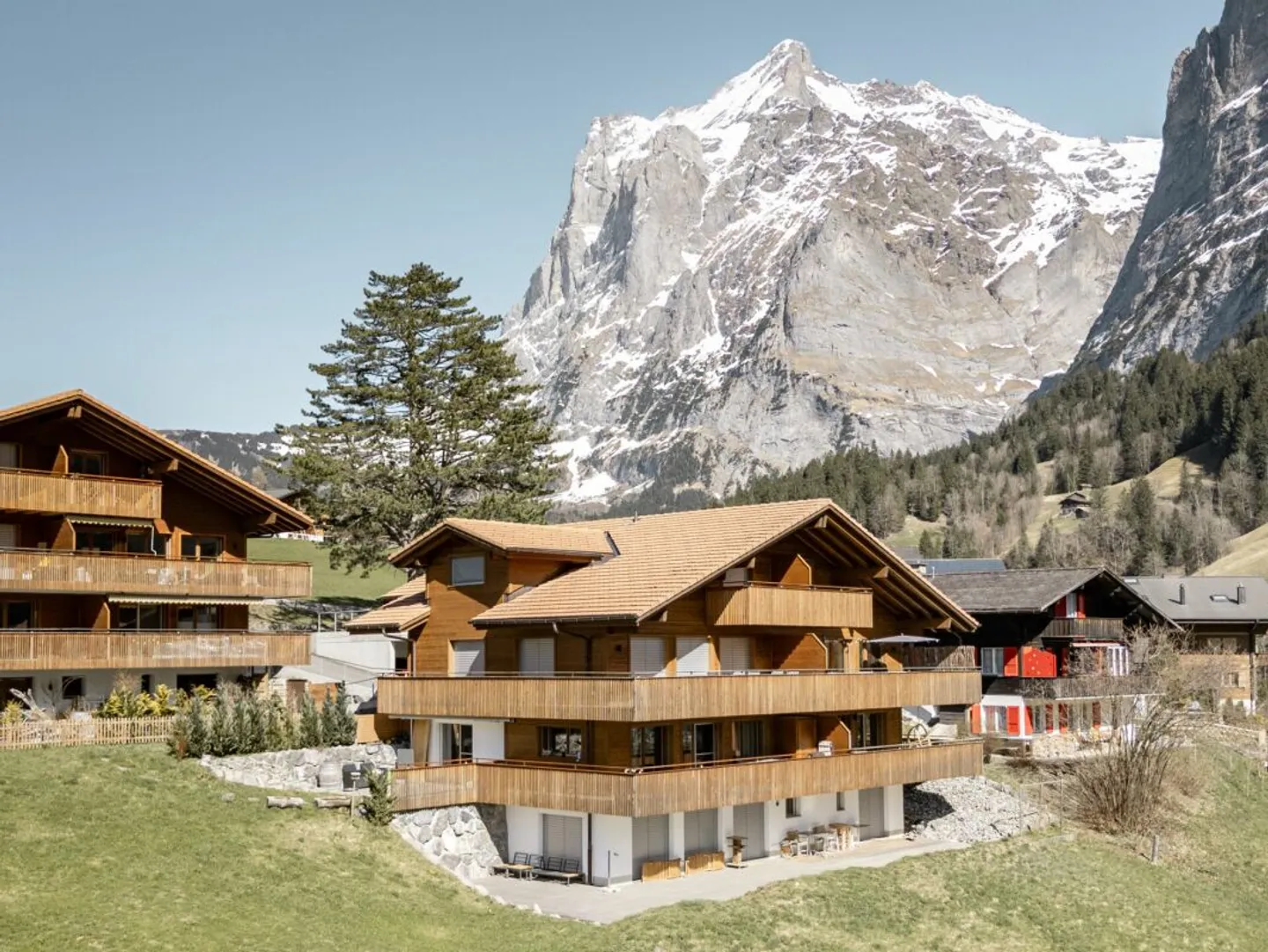 Grindelwald: Appartement de vacances calme de 3.5 pièces avec balcon et coin jardin - Photo 2 sur 13
