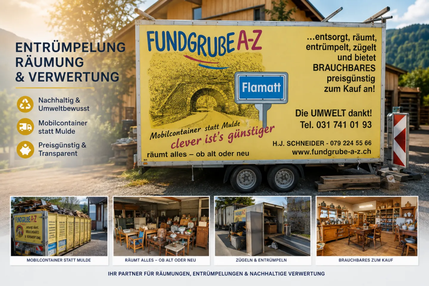 Gewerbeliegenschaft mit grossem Landanteil - Foto 1 di 1