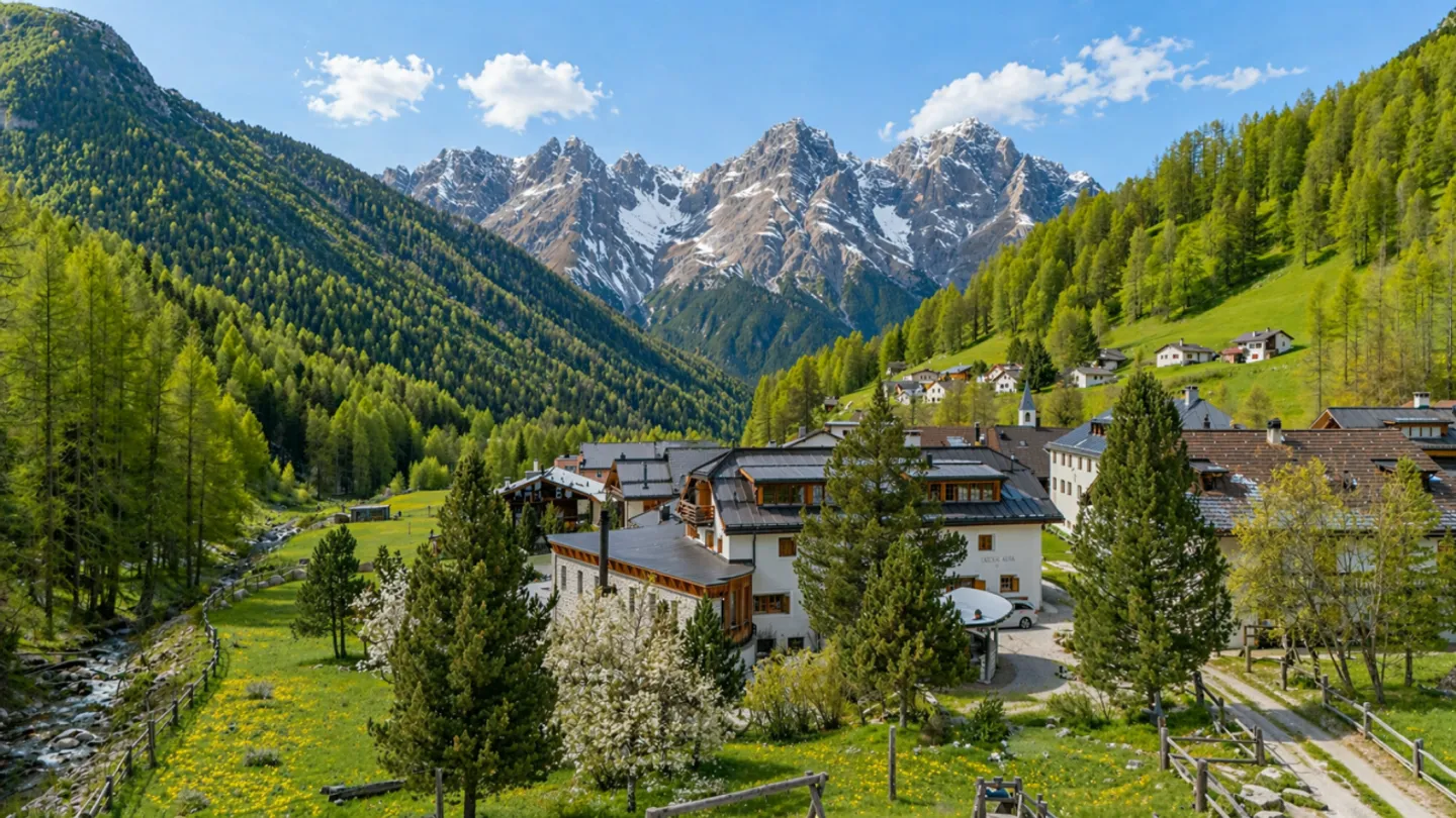 Crusch Alba - operational hotel ensemble in S-Charl - Photo 13 of 13