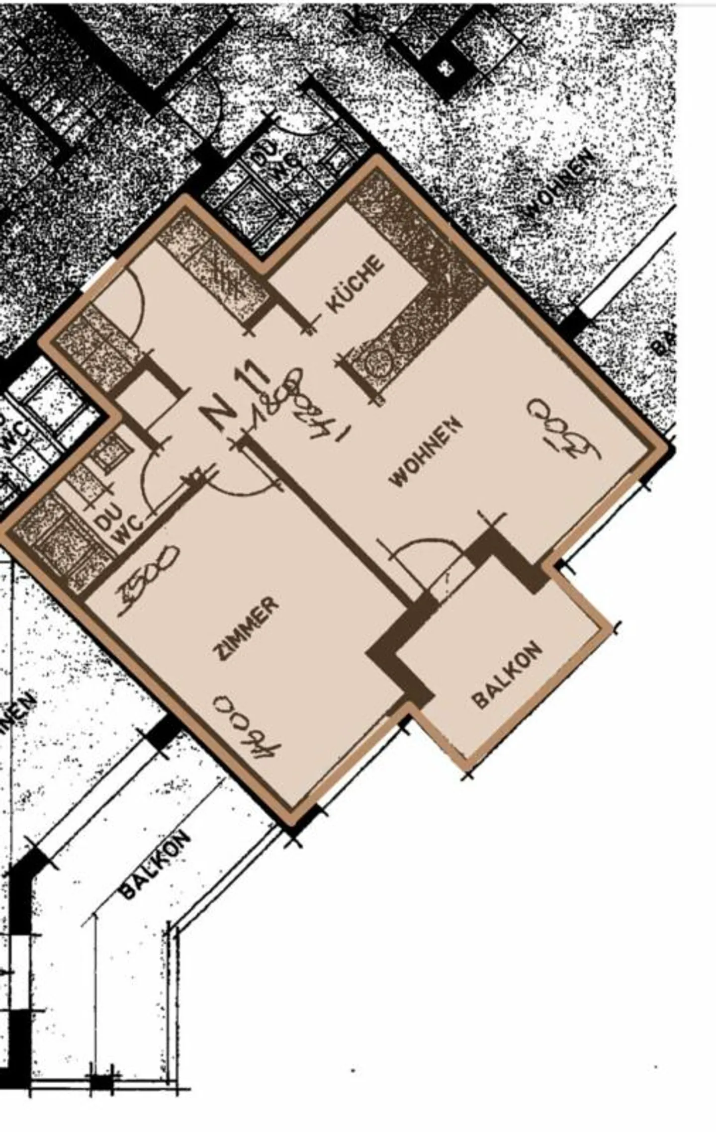 Bellissimo e fresco appartamento soleggiato di 2,5 stanze in vendita - Foto 12 di 12