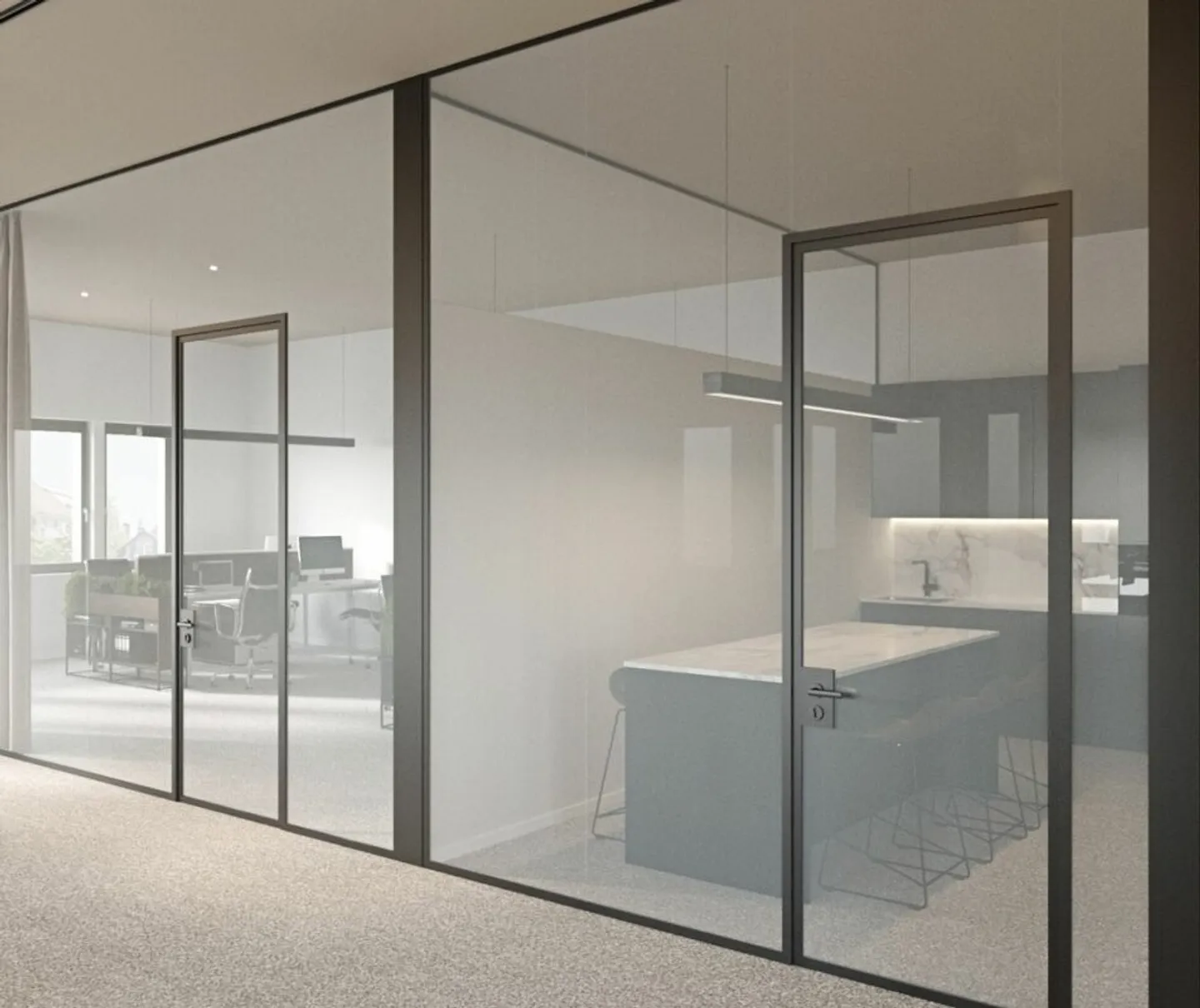 Office and practice rooms in various sizes (39, 188, 298 m²) in the center of Frauenfeld - Photo 5 of 8