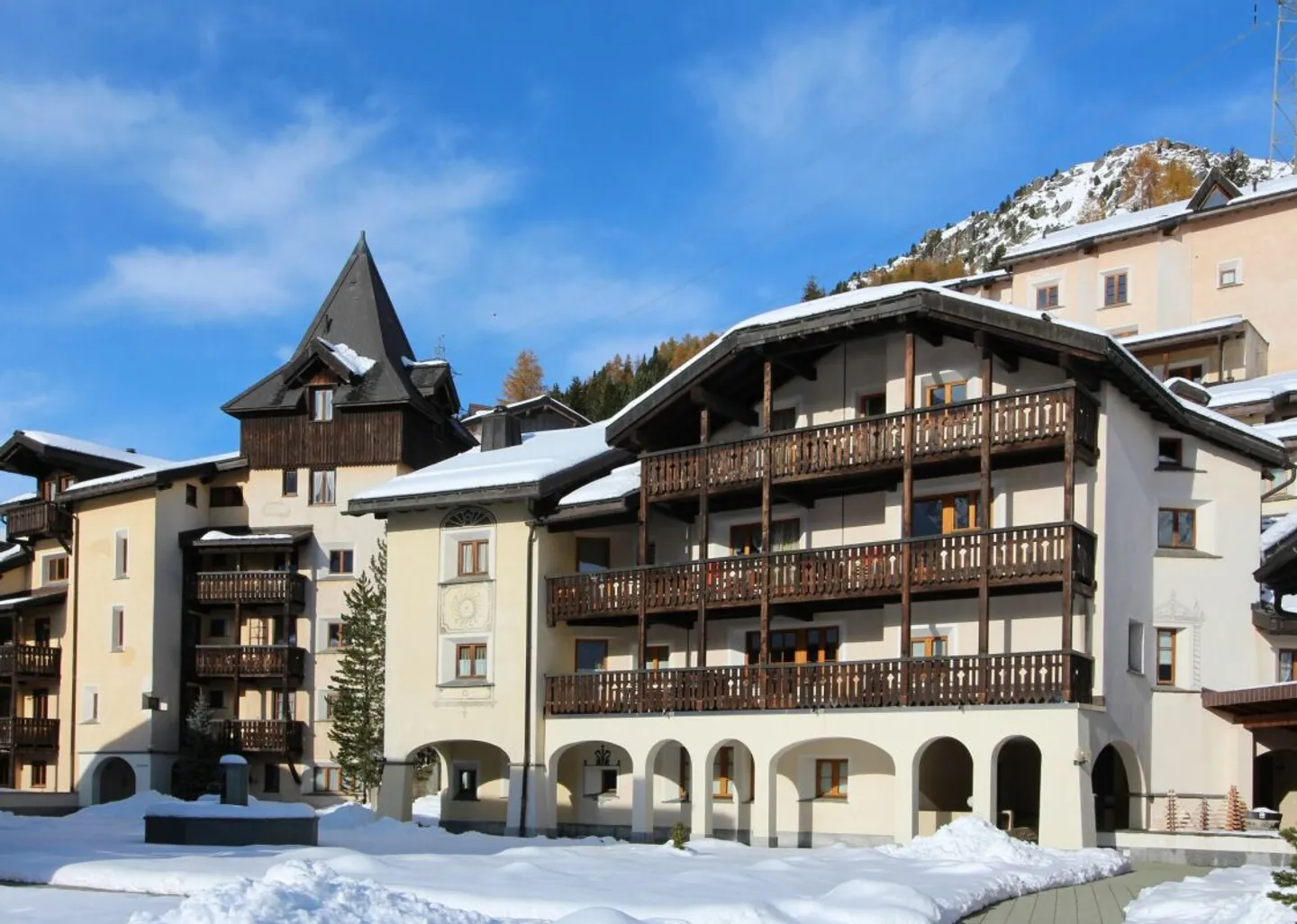 2 Zimmerwohnung im schneesicheren Bivio - Photo 2 of 11