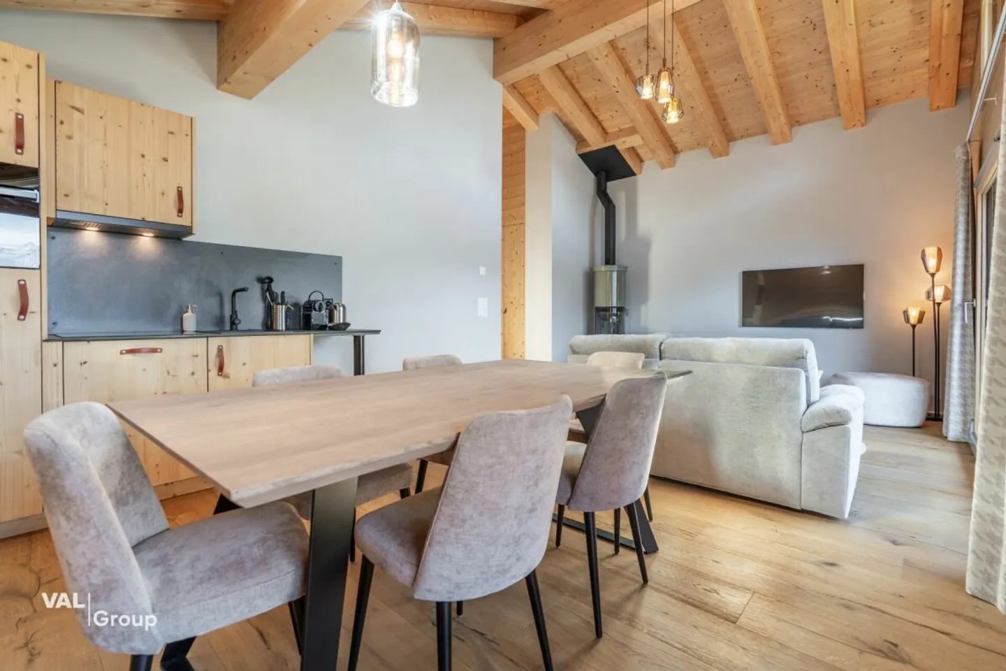 Penthouse 4.5 Zimmer Ski-in/Ski-out im Herzen der 4 Täler - Foto 3 von 13