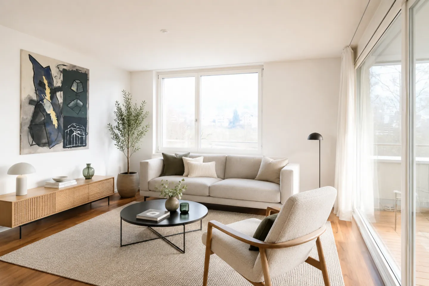 Helle 3.5-Zimmerwohnung mit Aussicht - Foto 1 von 11