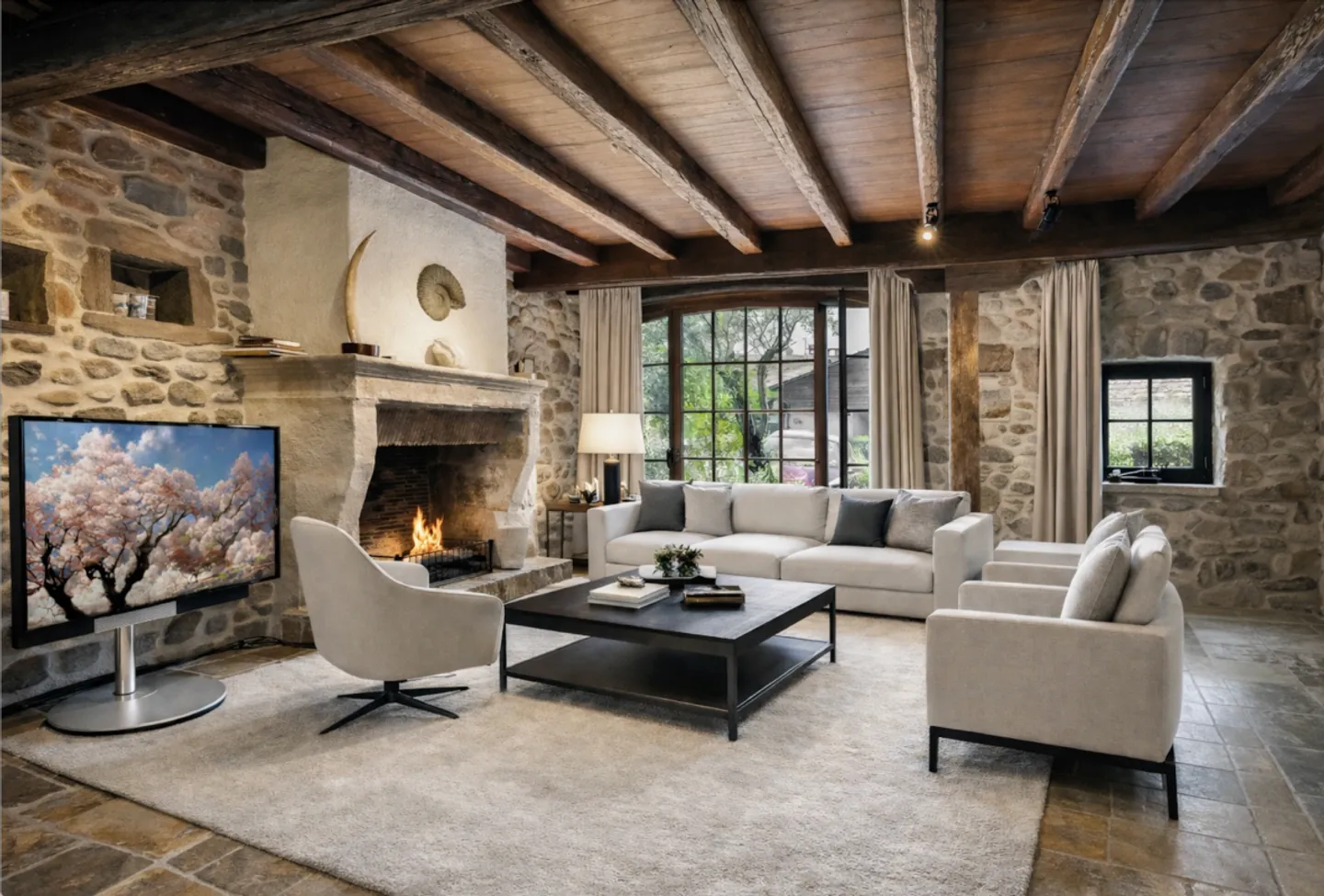 Village property with old-world charm, offering very generous spaces, located in Avusy, in the heart of the Geneva countryside - Photo 2 of 13