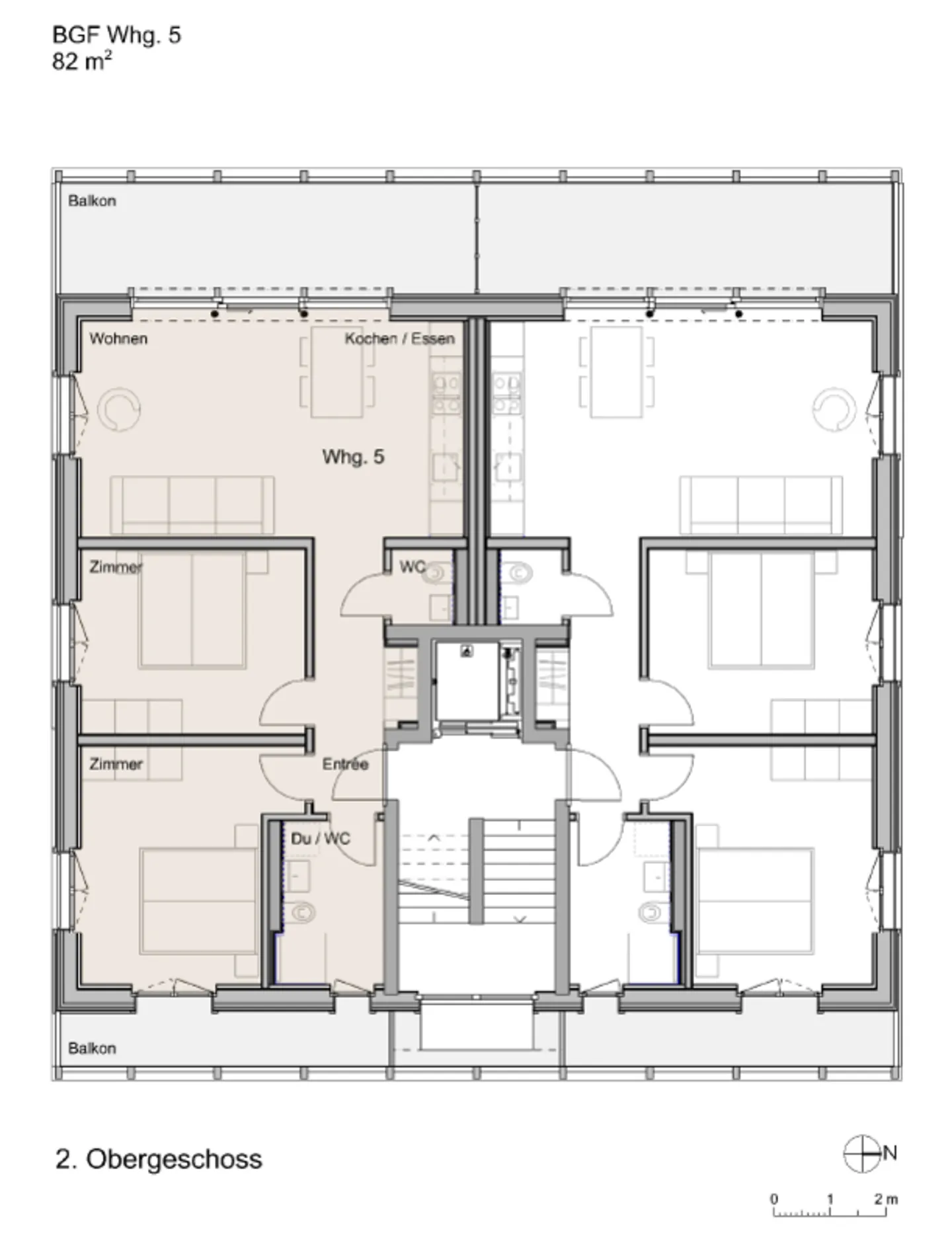 Wohnen mit Weitblick - 3.5 Zimmer-Neubauwohnung, 2. OG links - Foto 9 von 10