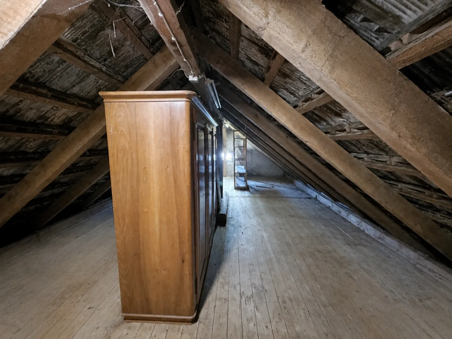 Freistehendes Raumwunder mit grossem Anbau und enormem Potenzial - Photo 12 of 13