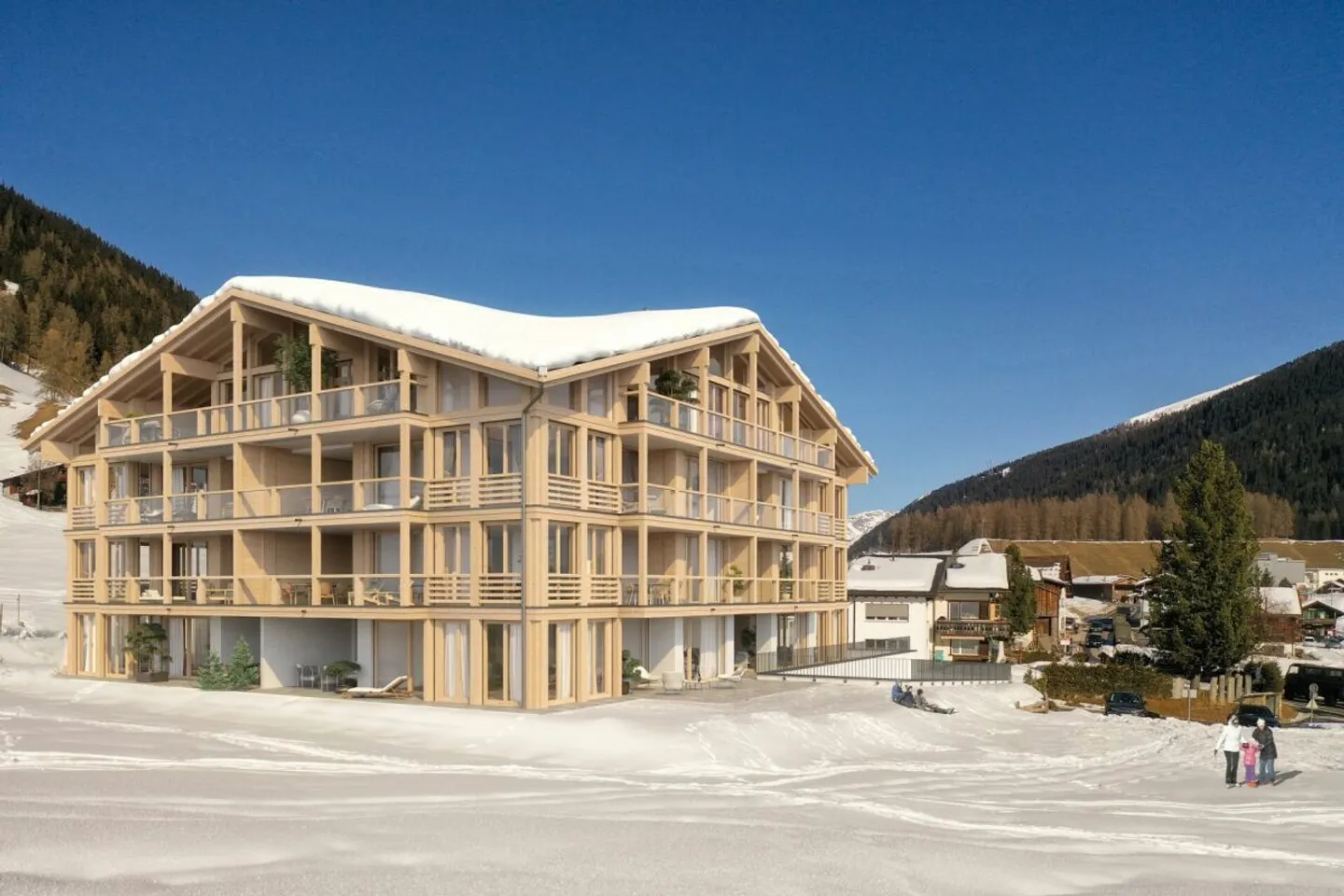 Modernes Apartment in Davos - Foto 6 von 7