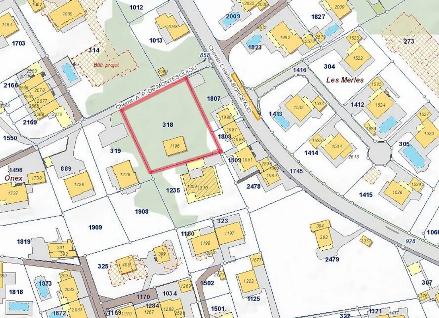 Exclusive building land in a prime location in Onex - Photo 5 of 7