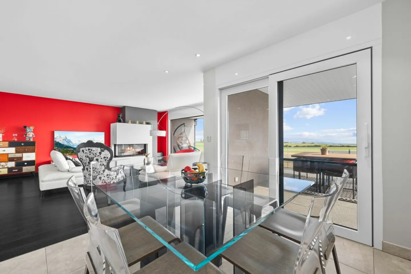 Contemporary villa with panoramic view of Lake Geneva and the Alps - Photo 6 of 13
