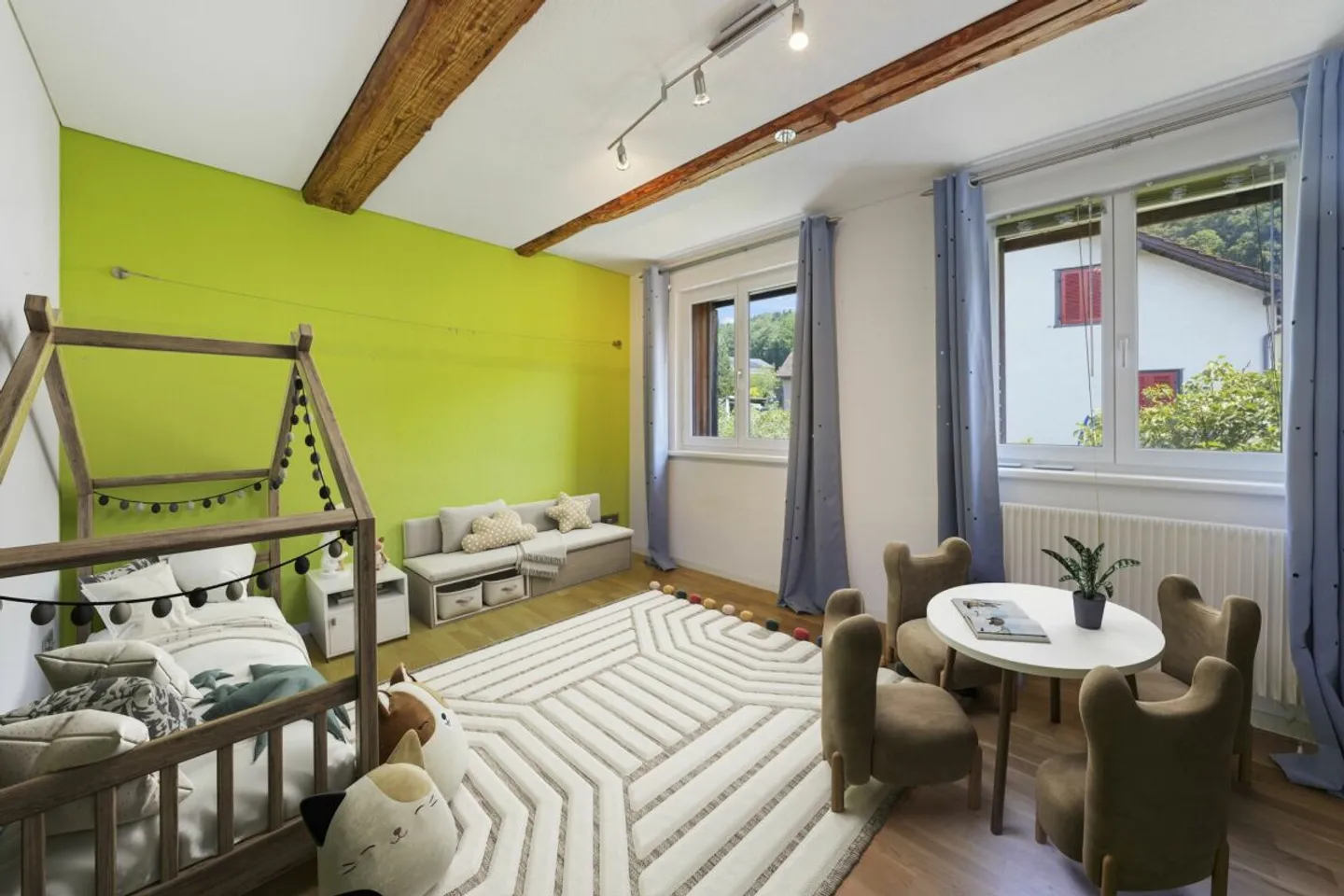 Charme trifft Komfort - Ihr stilvoll saniertes Zuhause mit Pool in Bischofszell - Photo 7 sur 13