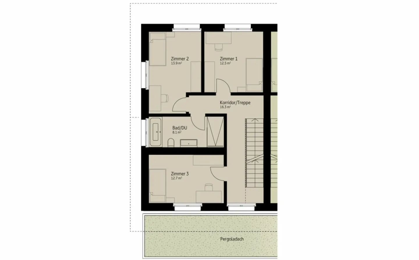 298 m² | 6.5-Zi.-Einfamilienhaus | Erstbezug - Photo 10 sur 13