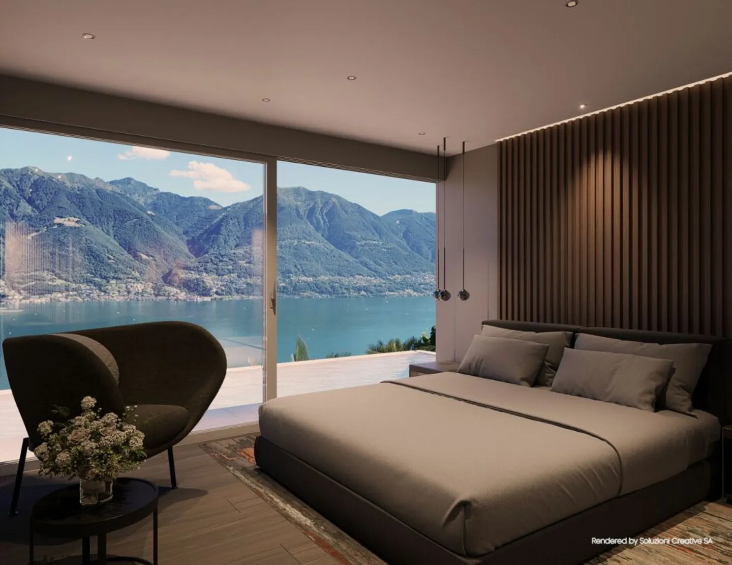 Villa da sogno in posizione unica con imprendibile vista lago, wellness e piscina - Photo 9 sur 13