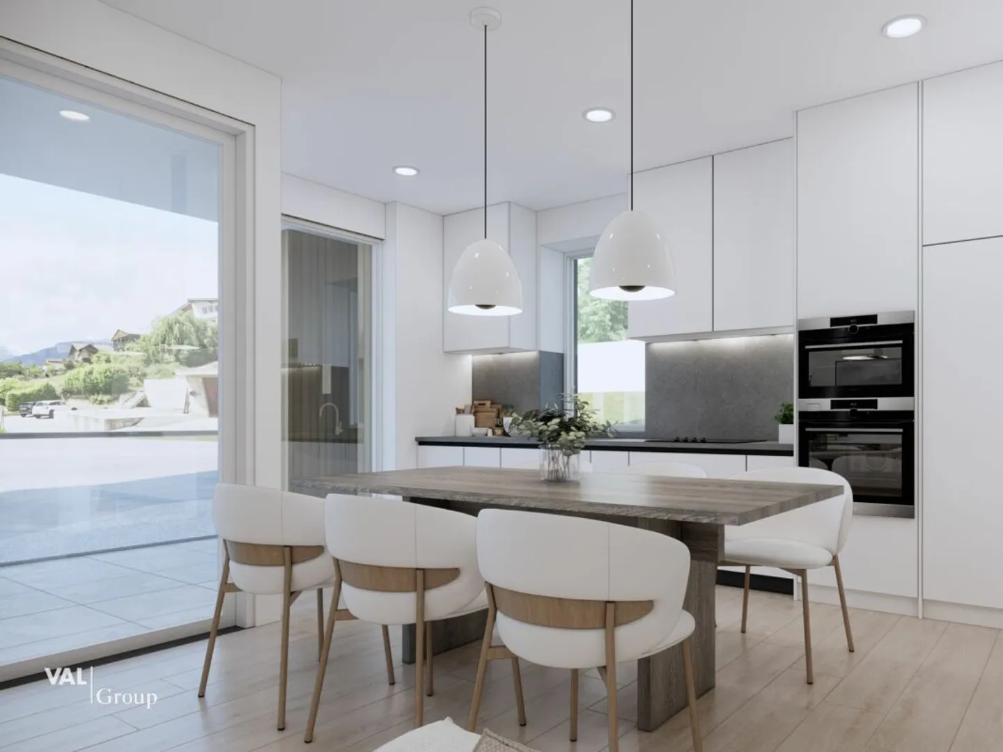 Spacious 3.5-room apartment with balcony - A peaceful setting with a beautiful view - Photo 2 of 7