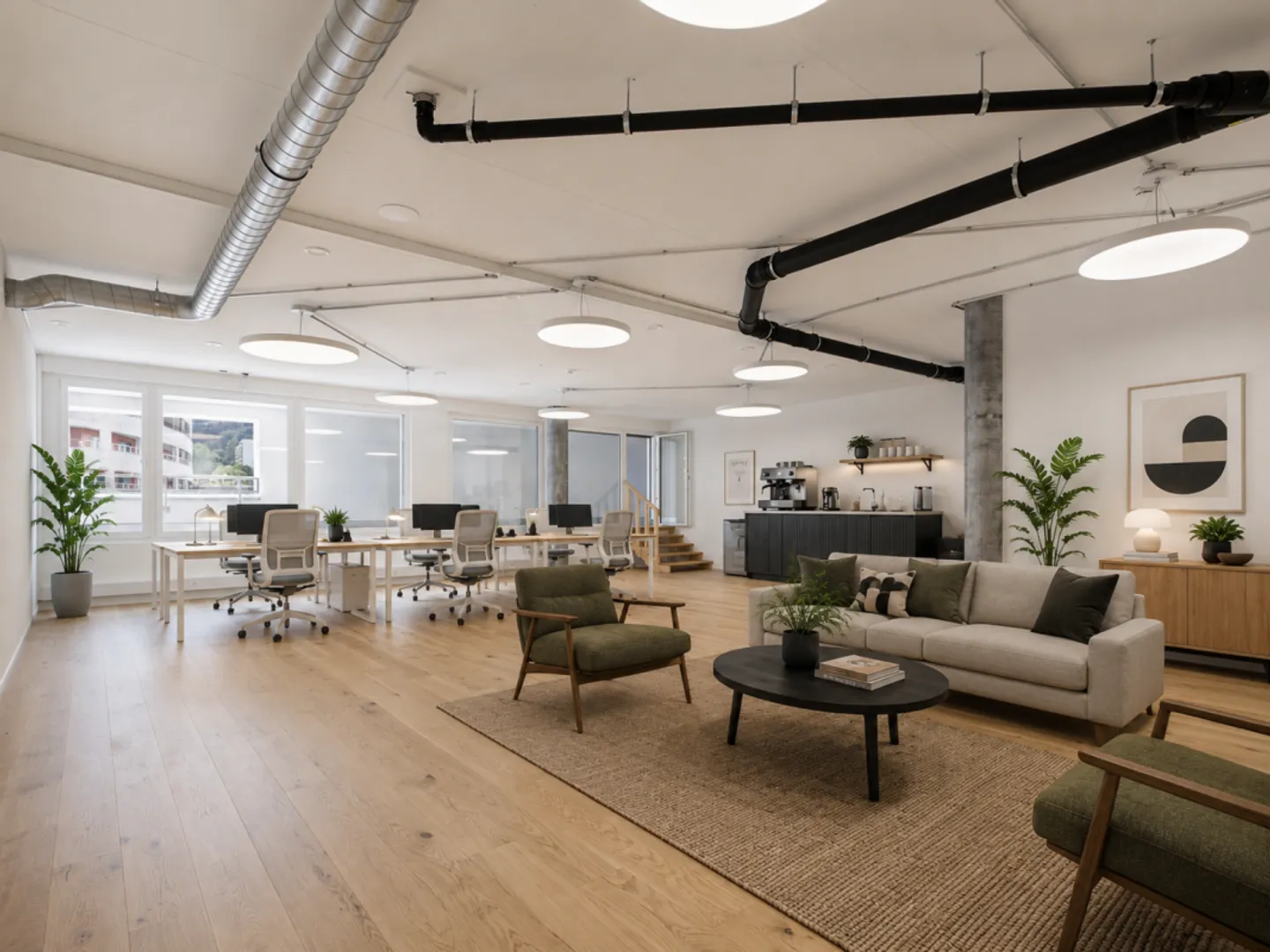 Moderne Bürofläche mit Terrasse - Foto 1 von 13