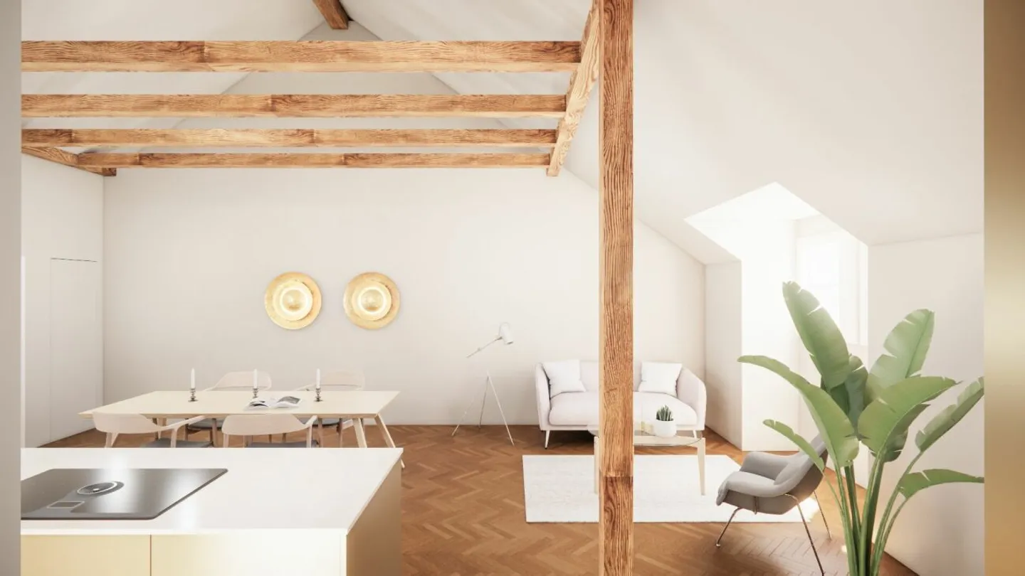 Exclusive penthouse apartment with 142 m² in Breitenrain - Photo 8 of 13