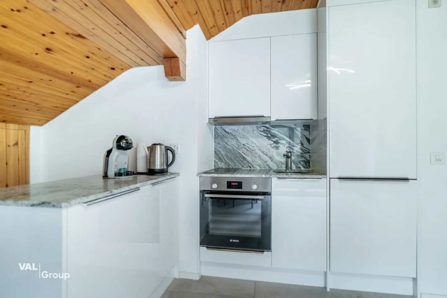 Appartement meublé de 2,5 pièces à Stalden, vue imprenable - Photo 5 sur 9