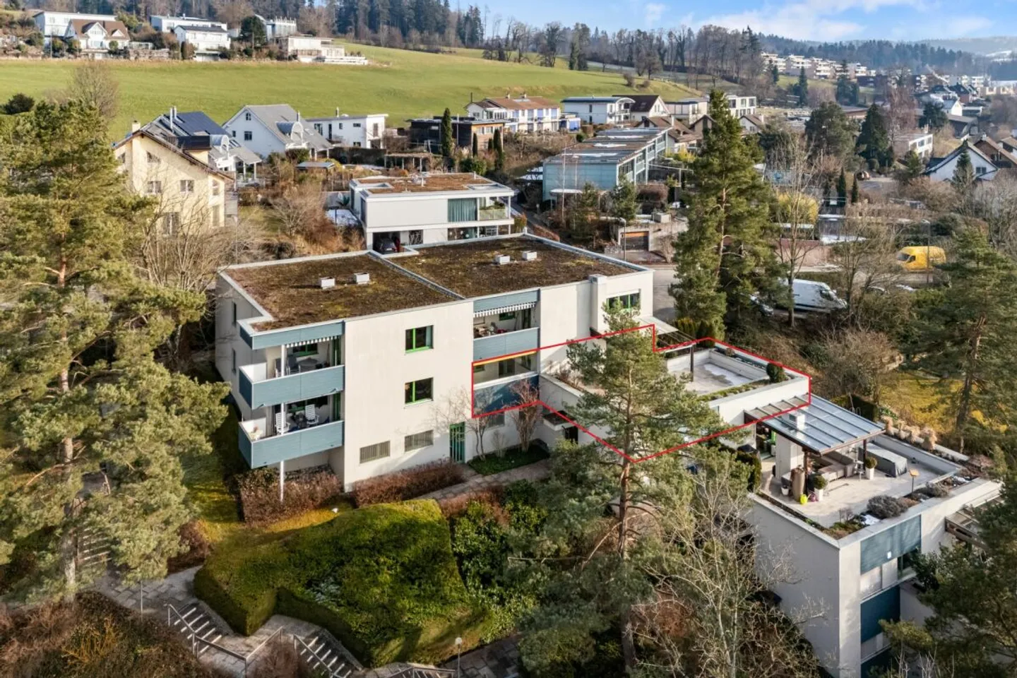 Vue panoramique sensationnelle sur Winterthur - Photo 3 sur 13