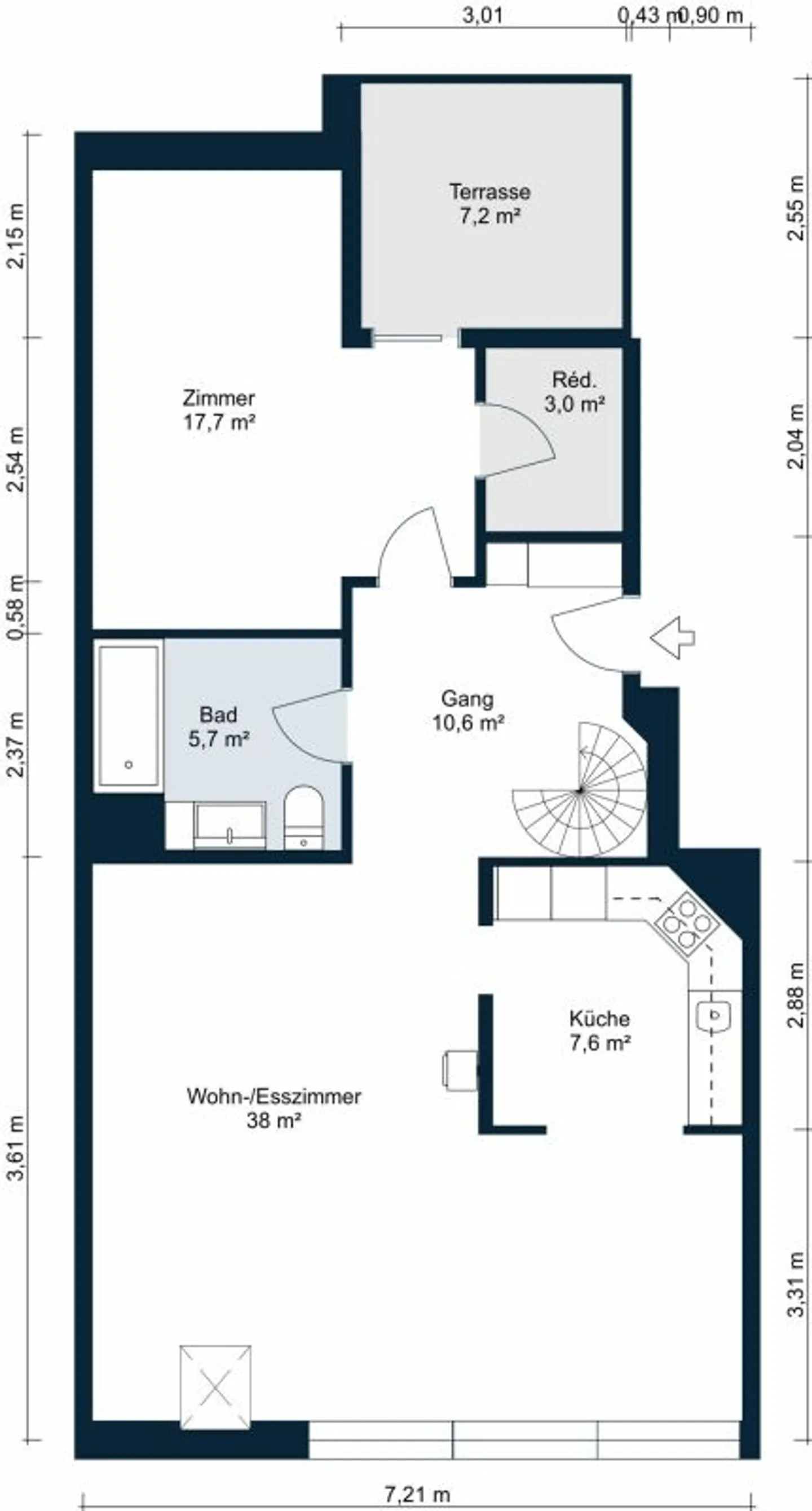 Duplex Highlight with Washing Tower, Storage & Fireplace - Photo 12 of 13