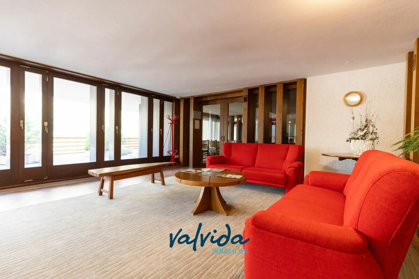 Panorama. Montagnes. Leukerbad. - appartement spacieux de 1,5 pièce dans un emplacement privilégié - Photo 11 sur 13