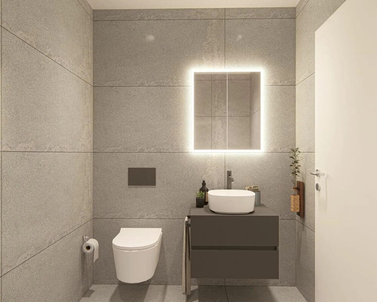 Einzigartige 3.5-Zimmer Wohnung mit 70m2 Terrasse und Wintergarten - Photo 9 sur 13