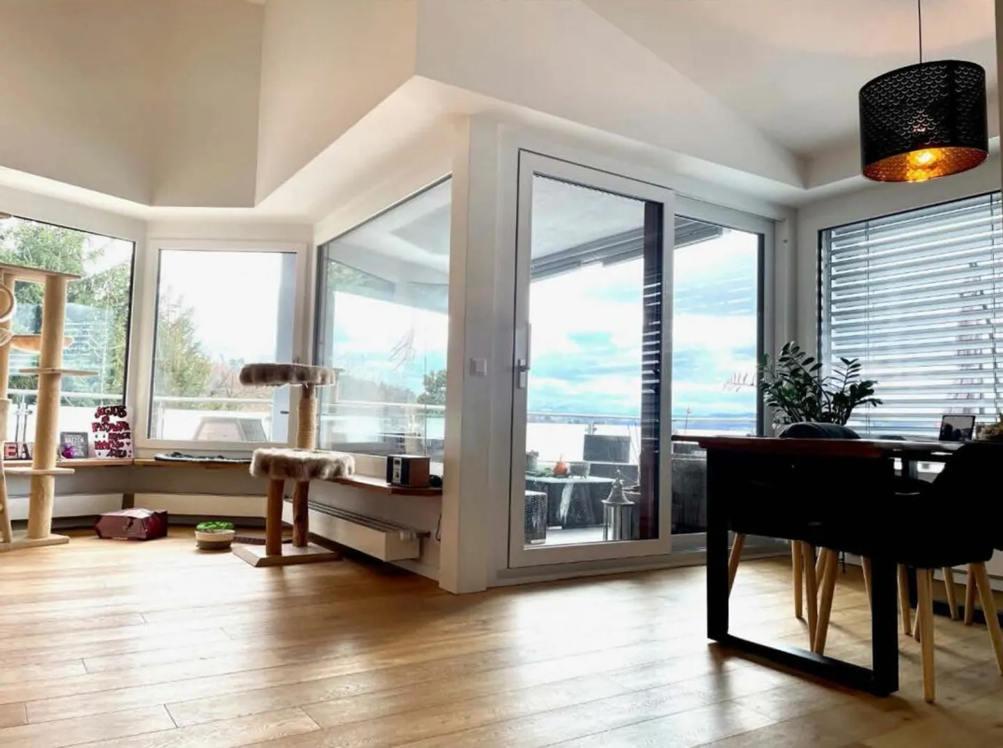 Appartement moderne de 6,5 pièces avec terrasse et vue magnifique - Photo 3 sur 13