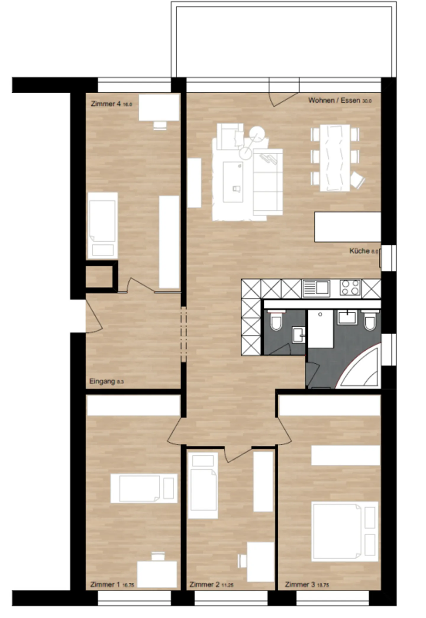 Appartamento moderno in posizione centrale - Foto 9 di 9