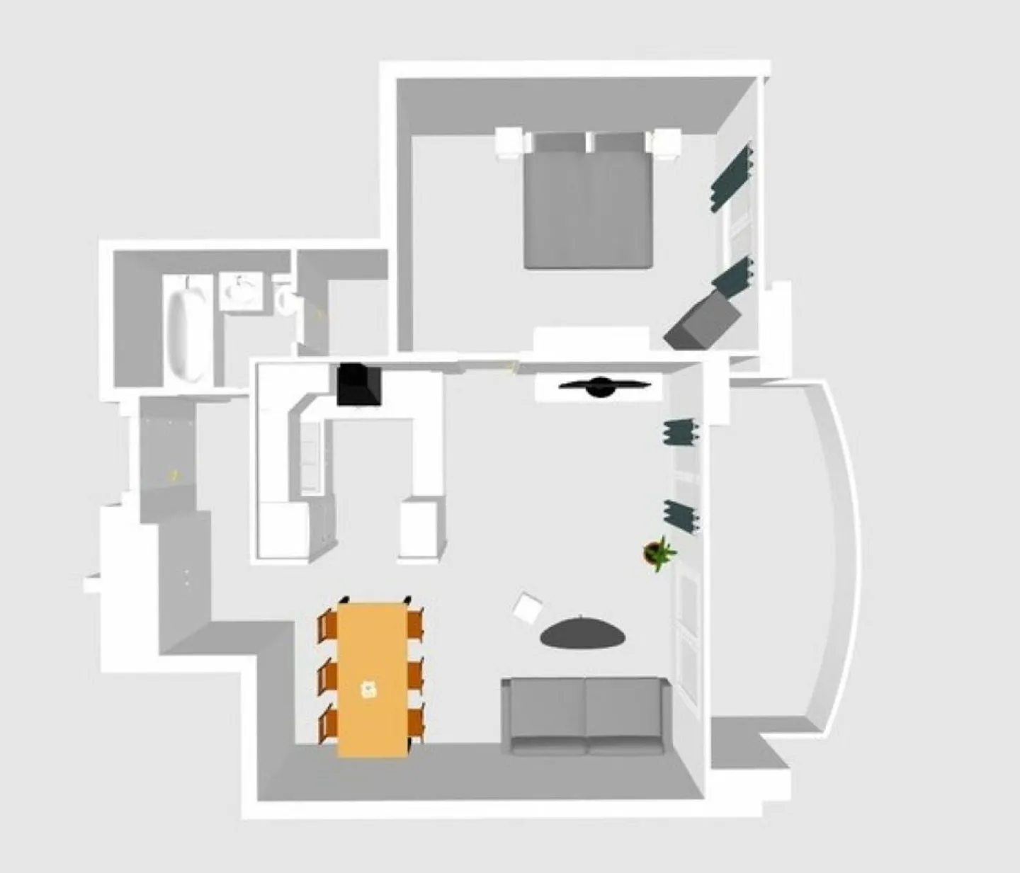 Appartamento 2.5 locali in un ambiente verde - Foto 13 di 13