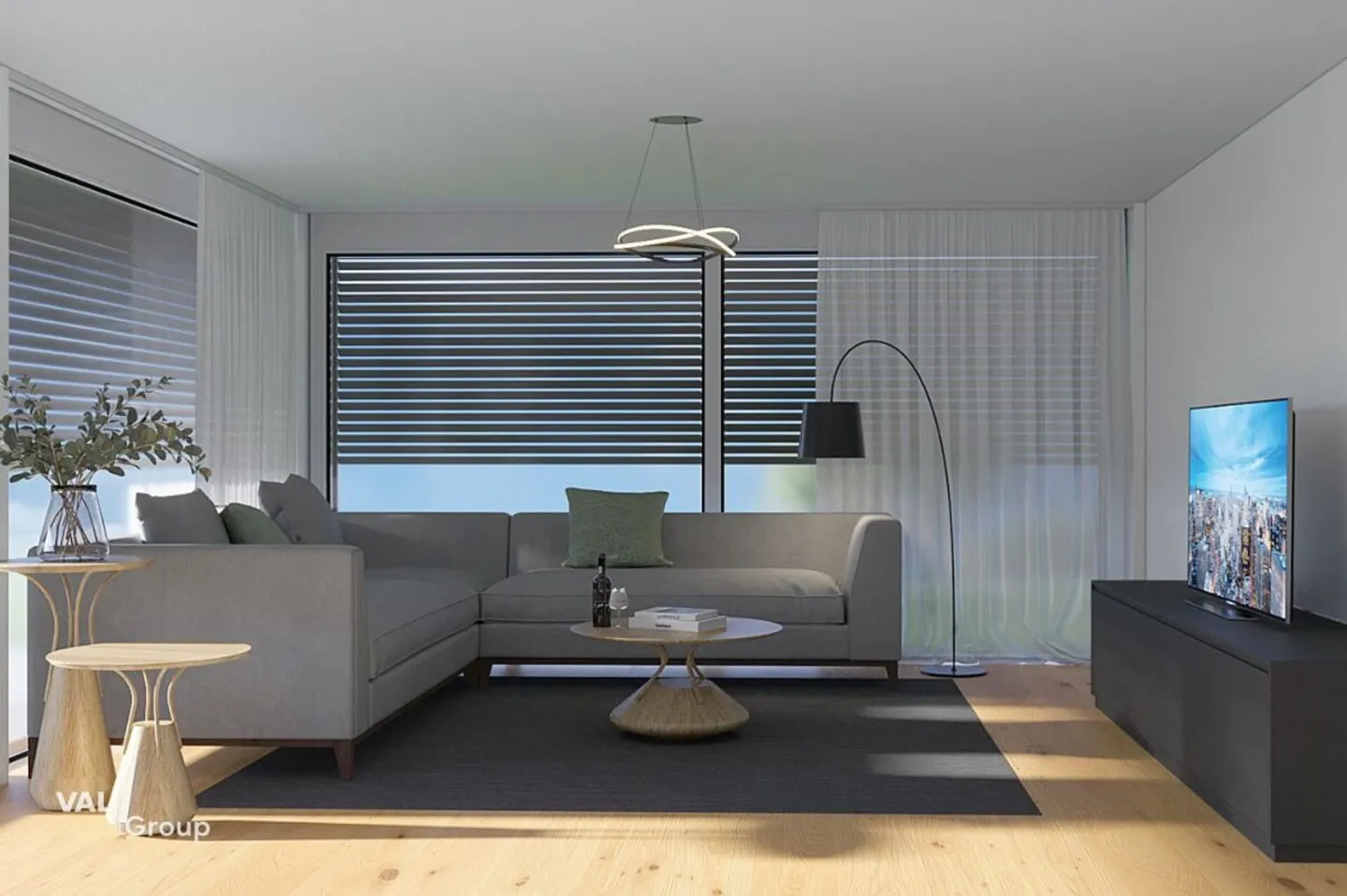 Moderne 4.5 Zimmerwohnung im Erdgeschoss - Komfortables Wohnen in ruhiger Lage - Photo 4 of 10