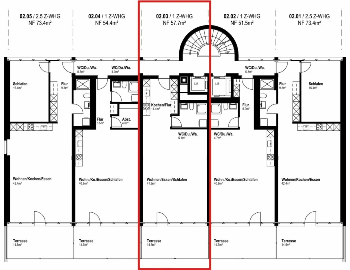 Zentrale 1.0-Zimmerwohnung im Zentrum von Buchs - Foto 7 von 9