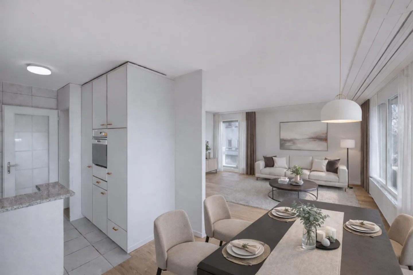 Bright 4.5-room apartment in a quiet sunny location in Höngg - Photo 3 of 13